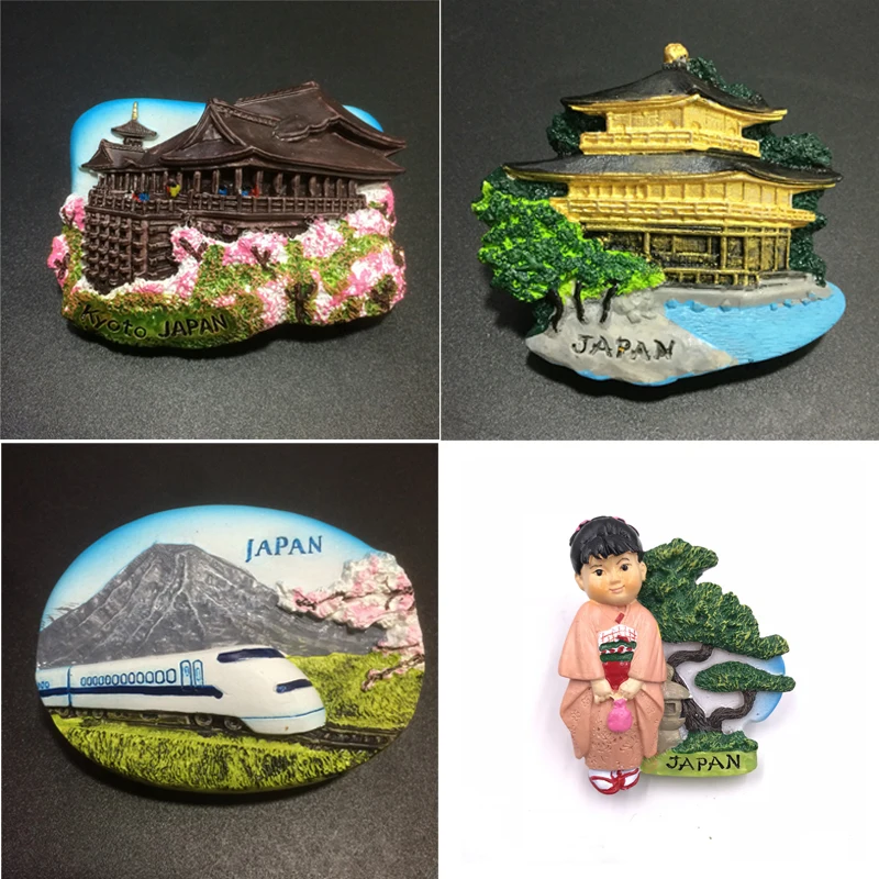 Японский пейзаж Fujiyama магнит на холодильник кухонный домашний декор смола Токио