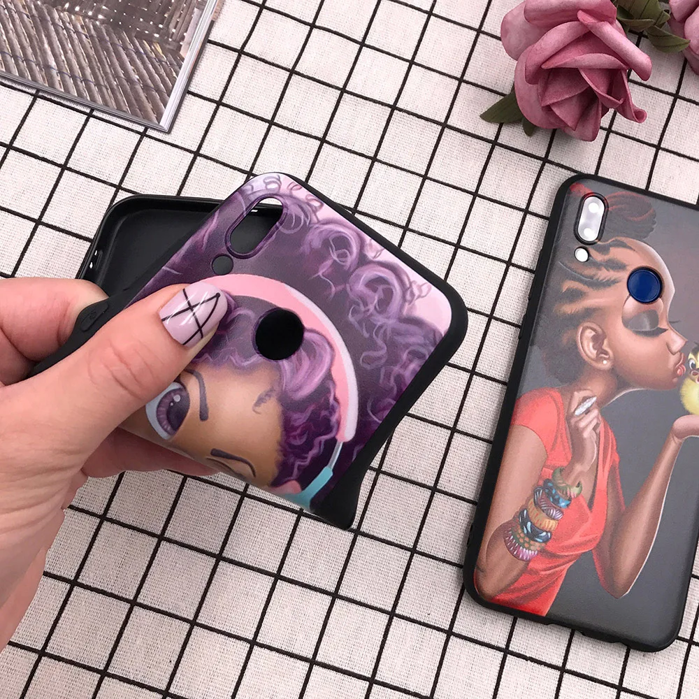 Чехол для Huawei Nova 3i чехол африканских девушек мягкий из ТПУ 3 Новое поступление
