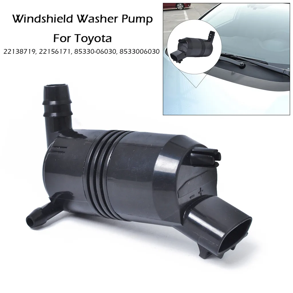 12V насос омывателя ветрового стекла для Toyota Avalon Camry Corolla Tacoma Tundra OEM 85330-06030 85315-02030 85330-06031 22138719 8Z