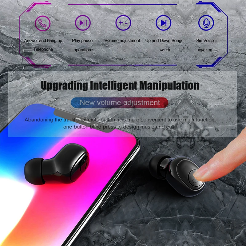 Мини наушники bluetooth/беспроводные наушники/наушники 8D стереонаушники