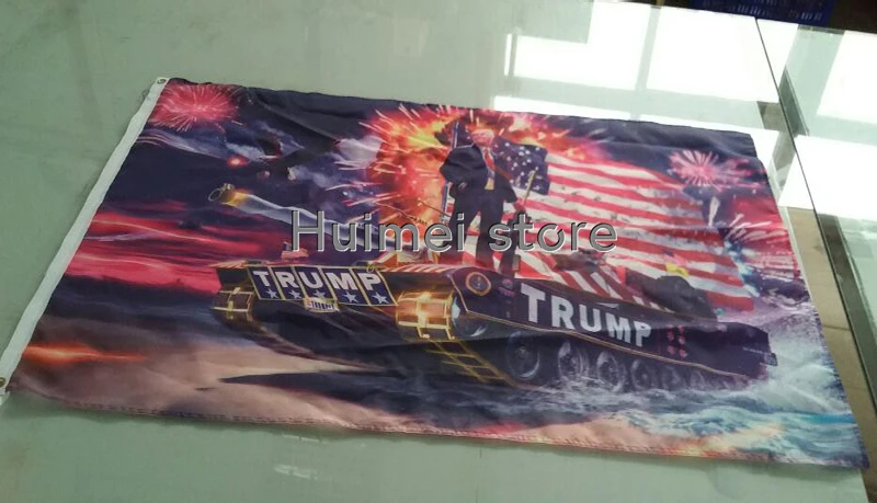 

90x150cm Trump flag banner