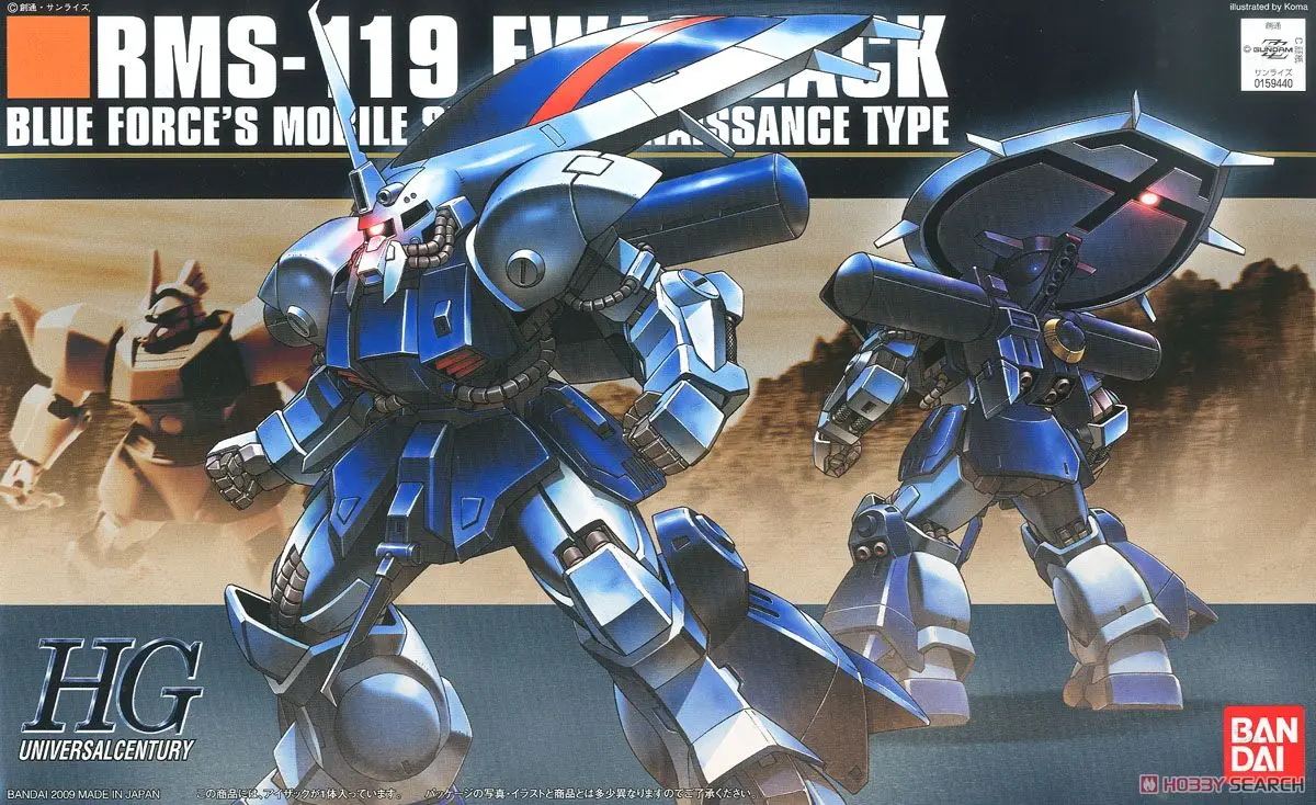 Bandai Gundam HGUC 1/144 Ewac Zack RMS-119 мобильный костюм сборные модели комплекты фигурки