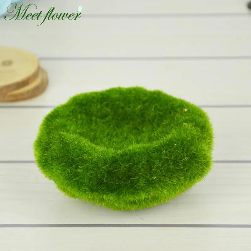 Искусственный мох птица с гнездом набор имитация лишайник животное Tufting цветок