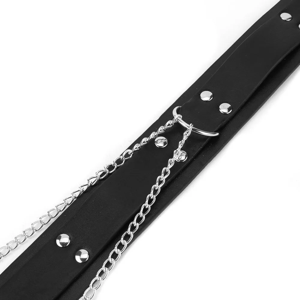 Регулируемый воротник-хомут с открытым ртом и зажимами для сосков БДСМ секс