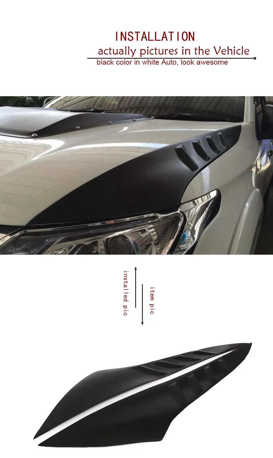 Боковая крышка капота для Mitsubishi l200 Triton крышка капота для Mitsubishi для Ycsunz