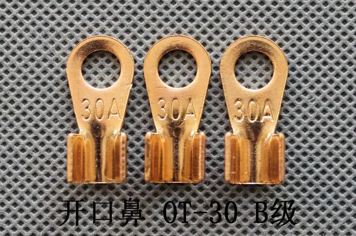 1 шт. медные фитинги для электропитания|terminals electrical|electric power fittingelectrical terminals |