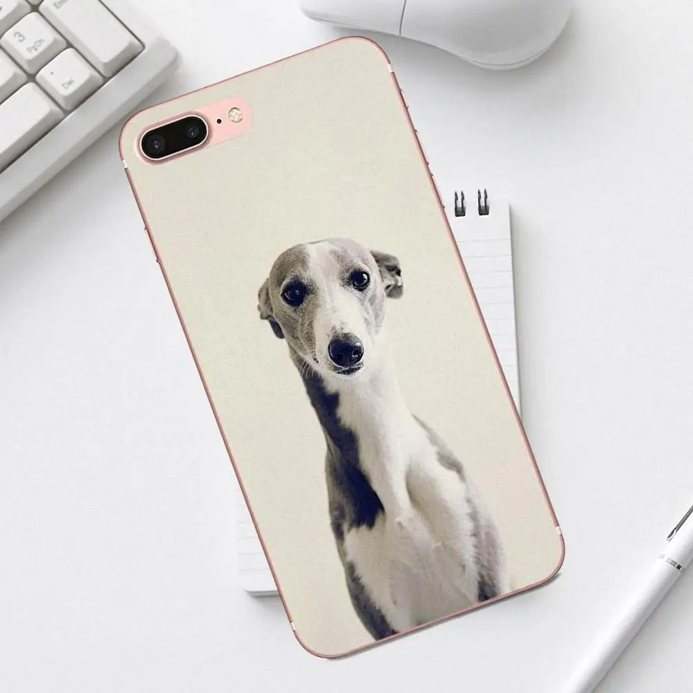 Для iPhone 4 4S 5 5C SE 6 6S 7 8 Plus X XS Max XR Galaxy A3 A5 J1 J3 J5 J7 2017 тонкая ТПУ клетка I Love My Whippet Dog