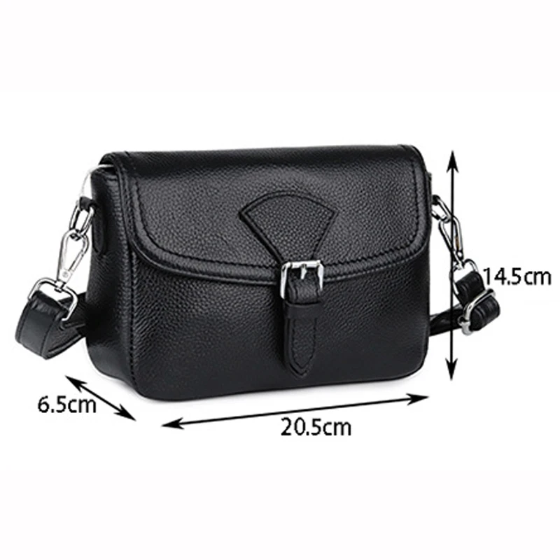 Классическая сумка с клапаном из 100% натуральной воловьей кожи женские