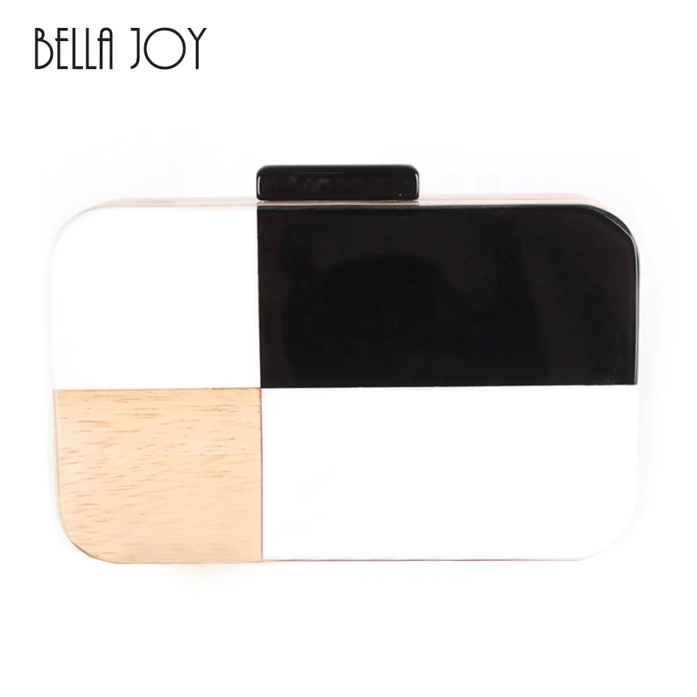 Женская акриловая мини сумка BELLA JOY вечерняя сумочка вечерние сумочки на плечо с