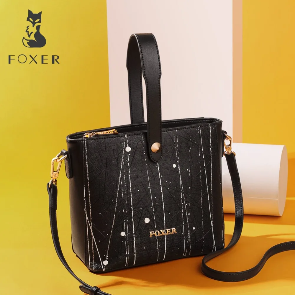 FOXER бренд 2019 новые женские эксклюзивные индивидуальные сумки через плечо новая