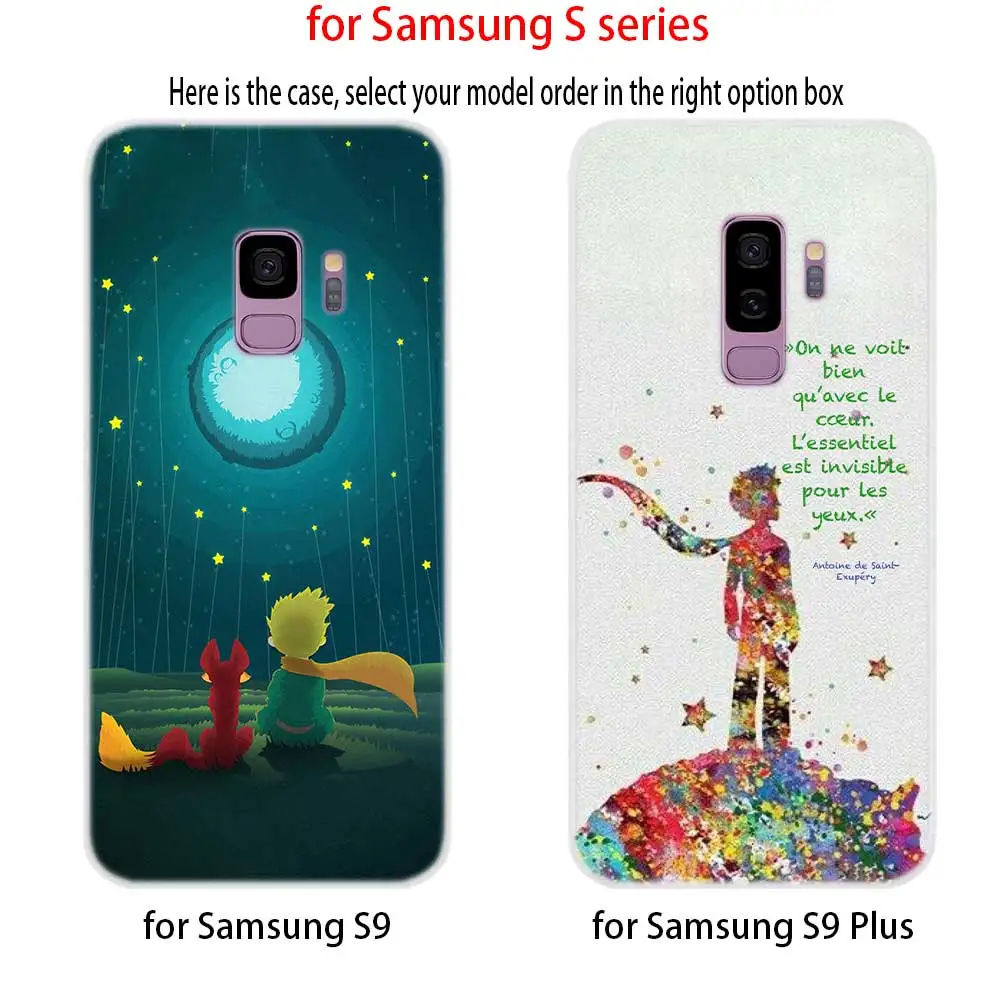 Мягкий силиконовый чехол для Samsung S30 S20 S11 S10 S9 S8 Plus lite 11e 10e Uitra S7Edge The little prince Rose fox |