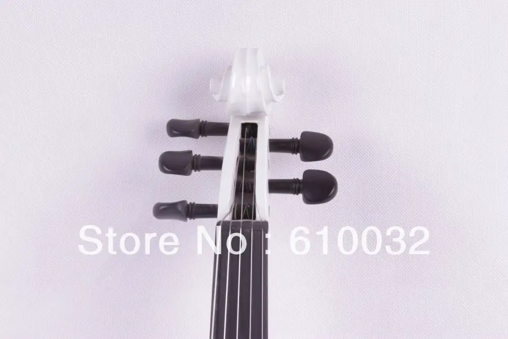 Новый Белый 5 струн 16 ''электрическая ВИОЛА ТИХИЙ твердый деревянный корпус