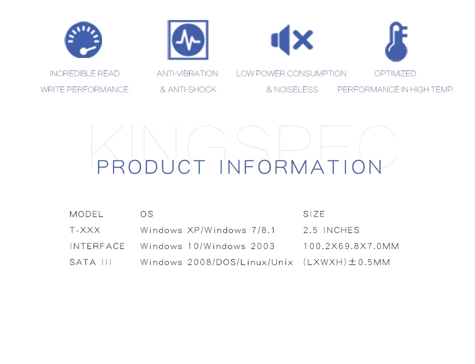 KingSpec SSD HDD 2,5 SATA III 60 Гб 7 мм SATA3 64 Гб 6 ГБ/сек. Внутренний твердотельный накопитель для ноутбука настольный жесткий диск