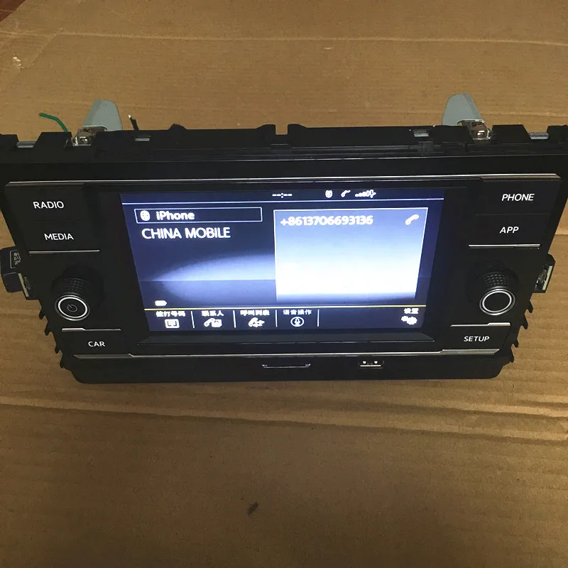 Carplay MQB 6 5 &quotавтомобиль MIB радио Bluetooth для Passat B8 Golf 7 5GG 035 280D 5GG035280D 280 D|Клипсы и зажимы