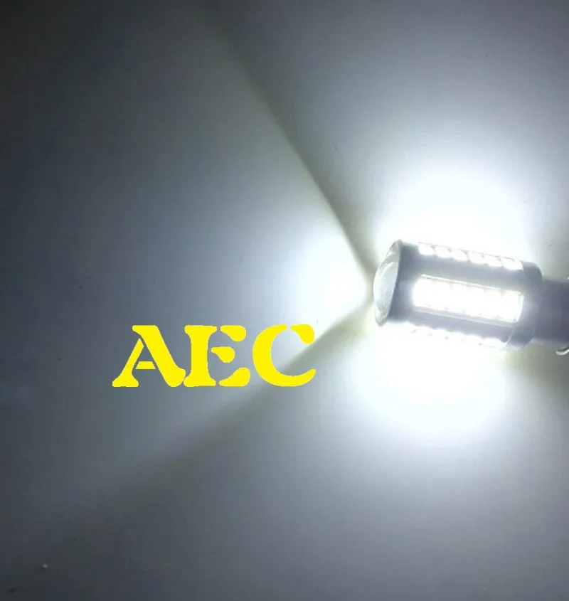 10 шт. Автомобильные светодиодные лампы W21W T20 7440 33smd 7443 для указателей