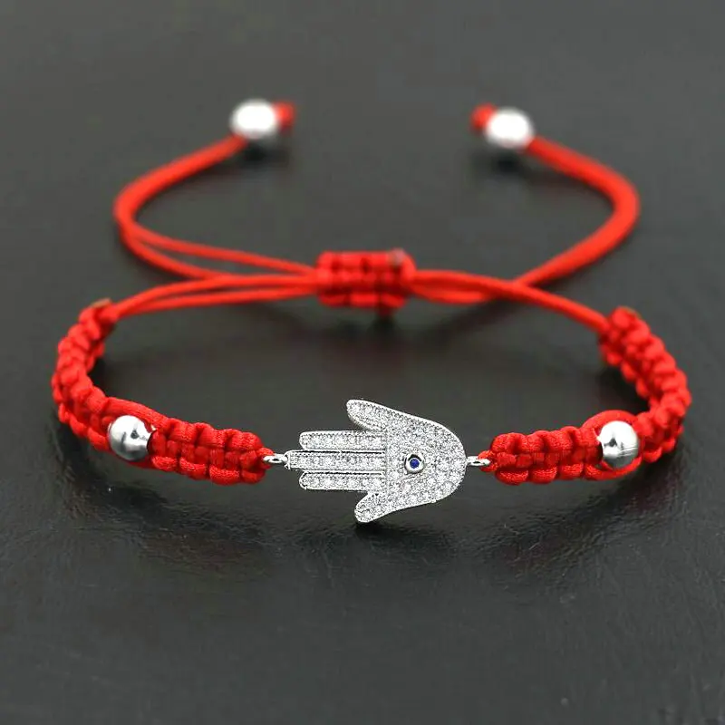 Минимализм инкрустация циркония Стразы синий большой глаз браслет Женщины