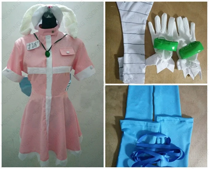 

Owarimonogatari Kanbaru Suruga Rabbit girl nurse outfit Cosplay Costume Tailor Made