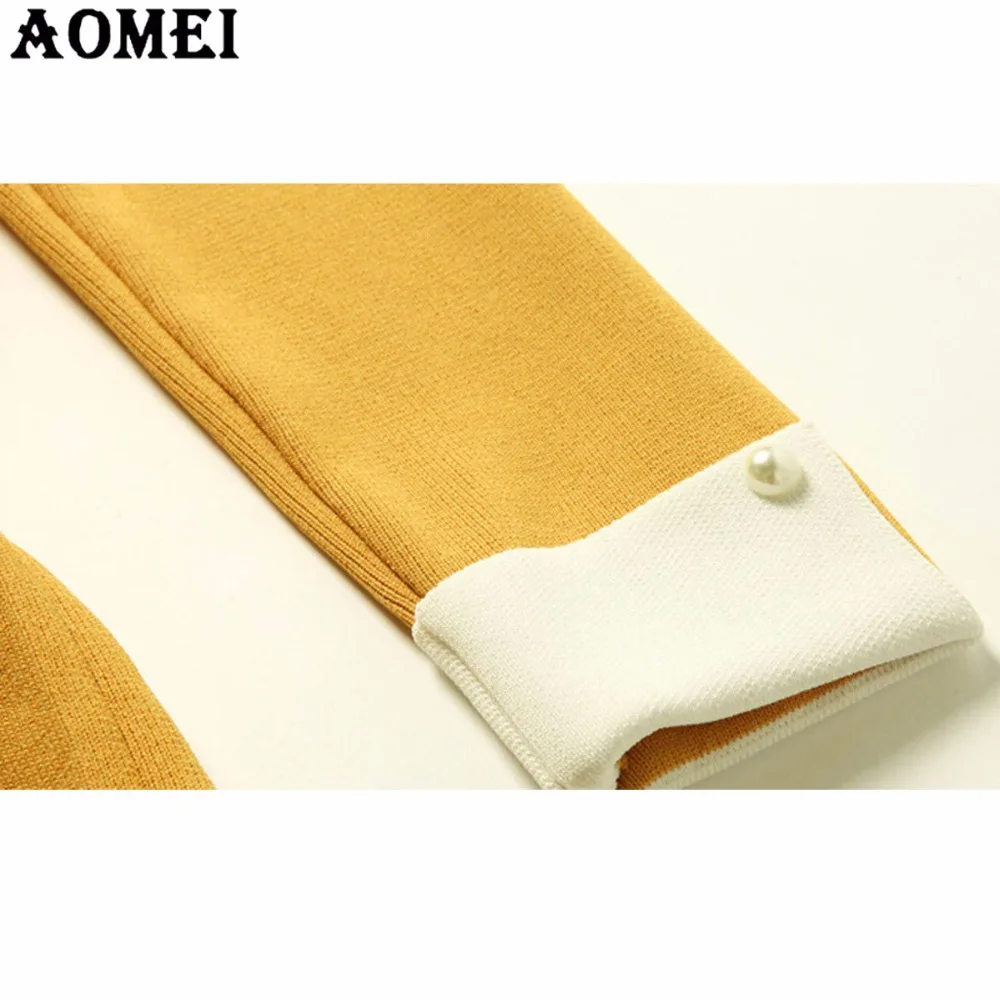 Женское Повседневное платье свитер Офисная Женская одежда для работы черный