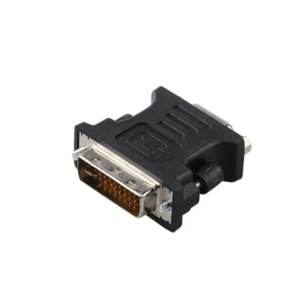 100 шт./лот DVI 24 + 5 мужчин и женщин VGA видео мониторы проектор адаптер конвертер dvi vga