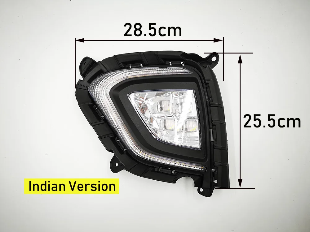 CSGJMY 1 пара DRL для Hyundai Creta IX25 2017 2018 2019 2020 Светодиодный дневной светильник колпак