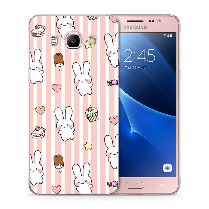 Мягкий чехол из ТПУ с мультяшным цветком для Samsung Galaxy A3 A5 2017 2016 S3 S8 S9 Puls S7 Edge prime Cover