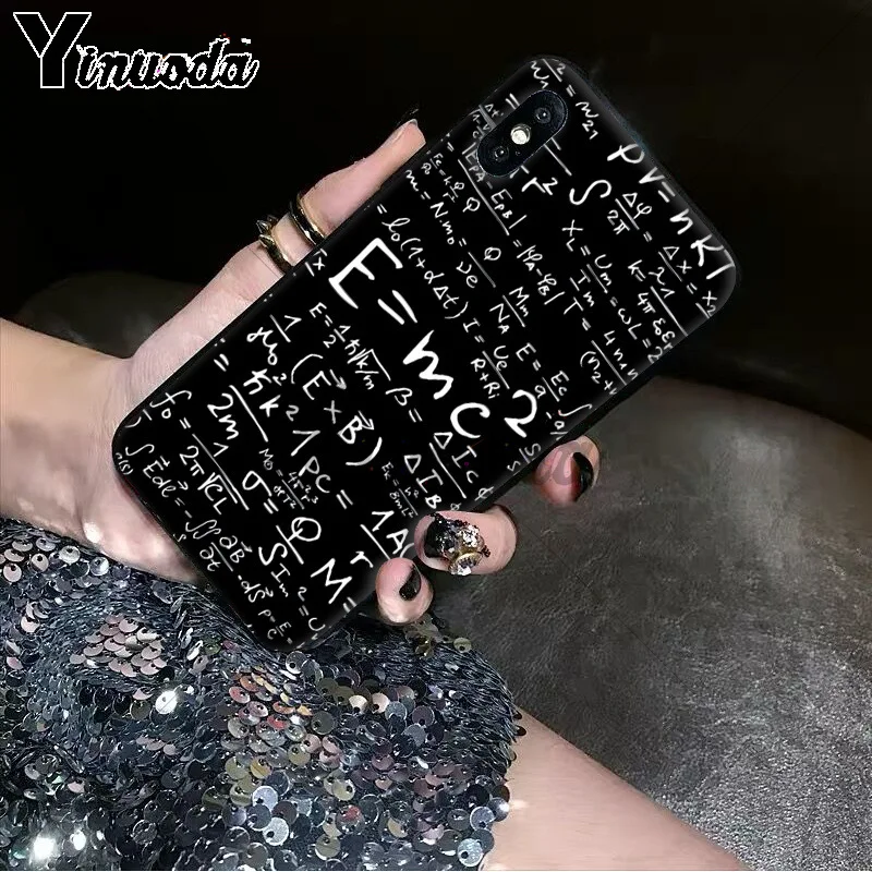 11pro MAX e mc2 E = mc Math Альберт Эйнштейн Роскошный Уникальный Дизайн чехол для телефона