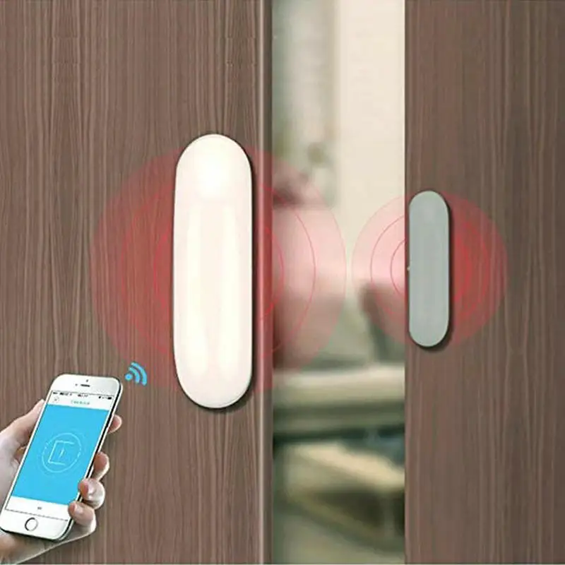 WiFi Door and Window Sensor Smart Security Alarm Doorbell Magnet Contact with App for Home Office Business Burglar Alert | Безопасность