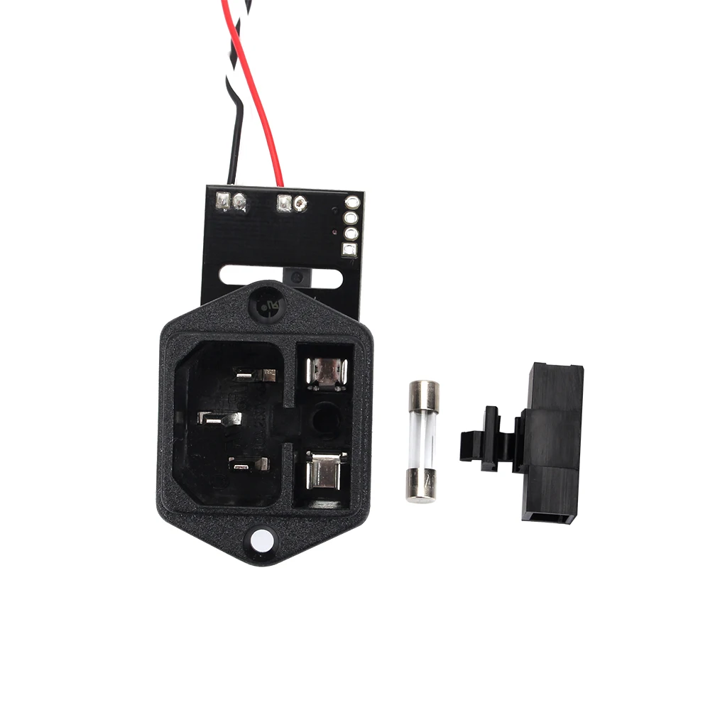 Prusa i3 MK3 power Panic V 0,4 Высокое напряжение с 10А 250 В предохранителем и подключенным кабелем для Prusa i3 Mk3