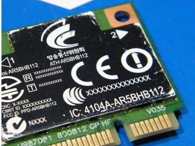 Двухдиапазонная Беспроводная WLAN карта Atheros AR9380 AR5BHB112 450 Мбит/с|wireless card|half mini pci-ewlan