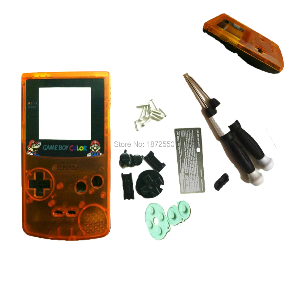 Galyme популярный Пластиковый корпус для GameBoy цвет GBO DMG Сменный Чехол игры ручной