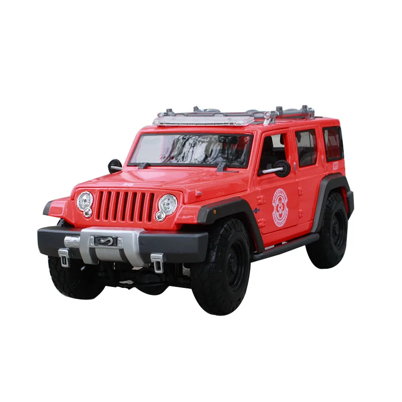 Maisto 1:18 jeep спасения concept swat красный автомобиль литья под давлением для полиции motorcar Литой Подарочный большой автомобиль модели для мужчин сбора 36211