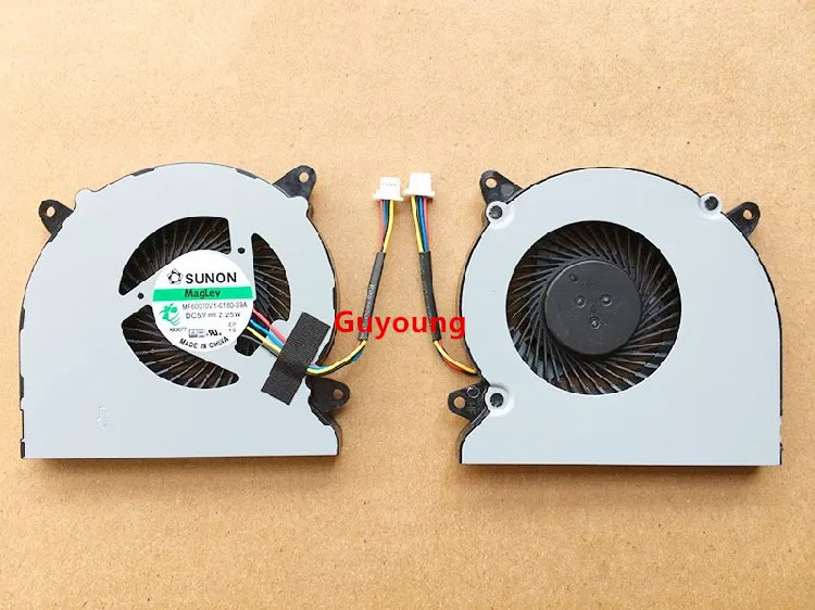Новый Процессор вентилятор графического процессора для MSI GE72 GE62 PE60 PE70 GL62 GL72 2QD 2QE 2QF