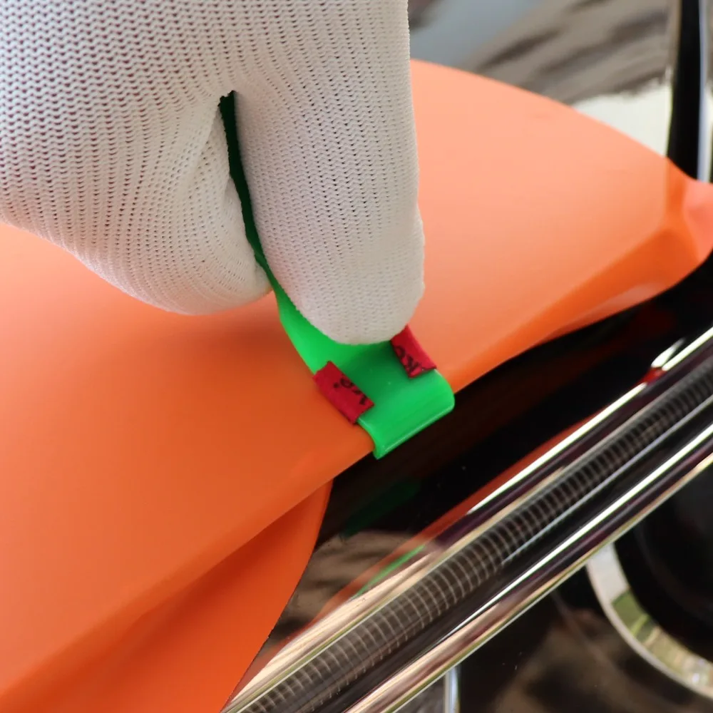 Виниловая пленка FOSHIO изогнутая угловая ручка из микрофибры скребок для войлока