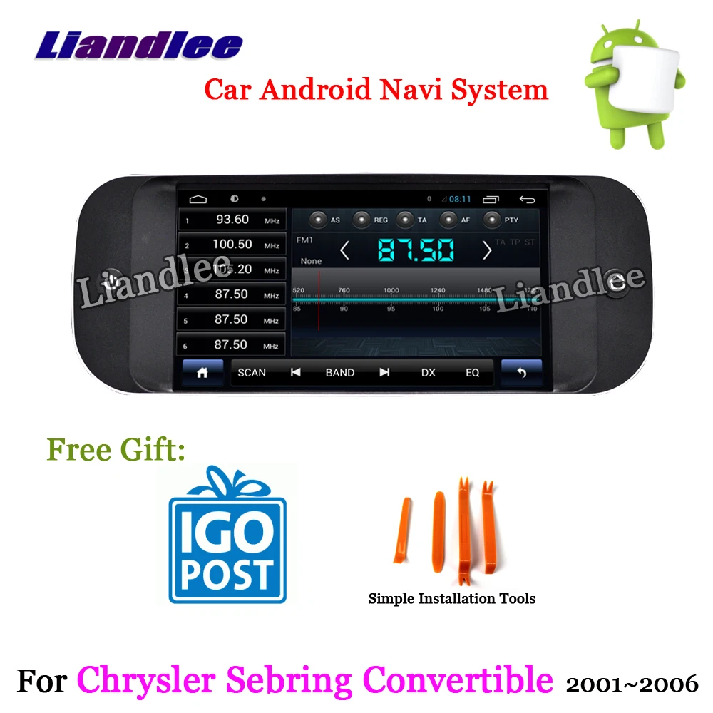 Liandlee автомобильная система Android для Chrysler Sebring трансформер 2001~ 2006 Радио Стерео Carplay gps Navi карта навигация Мультимедиа