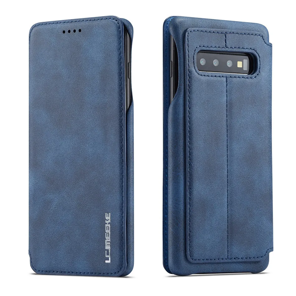 Для samsung Galaxy S10 Чехол кожаный магнитный чехол для телефона на samsung S10 Plus чехол s откидной Чехол-кошелек для Hoesje samsung S10e чехол