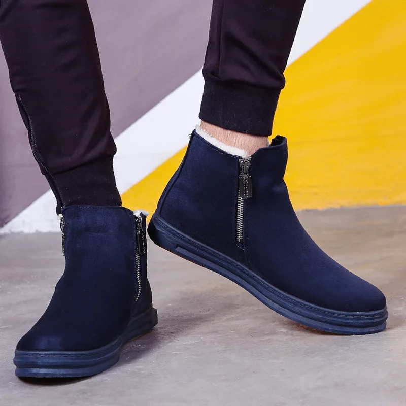 2016 Новый зимний мужской снег сапоги мужские ботинки хлопка теплый бархат