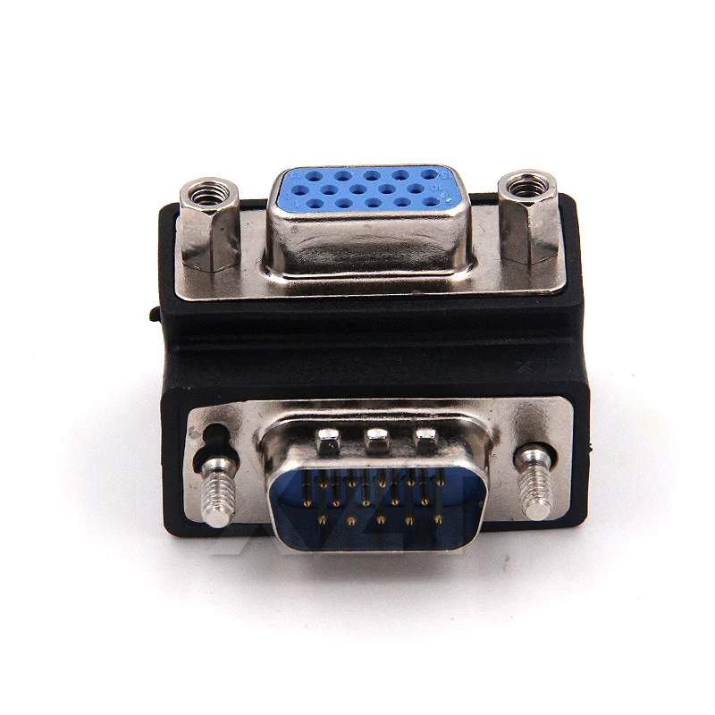 Высокое качество 10 шт./лот 90 градусов вниз правый угловой VGA SVGA папа к 15 контактный