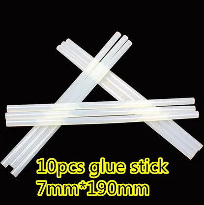 

Set of 10Pcs 7mm *190mm Hot Melt Glue Sticks For Electric 20W Glue Gun Craft Album Repair free shipping