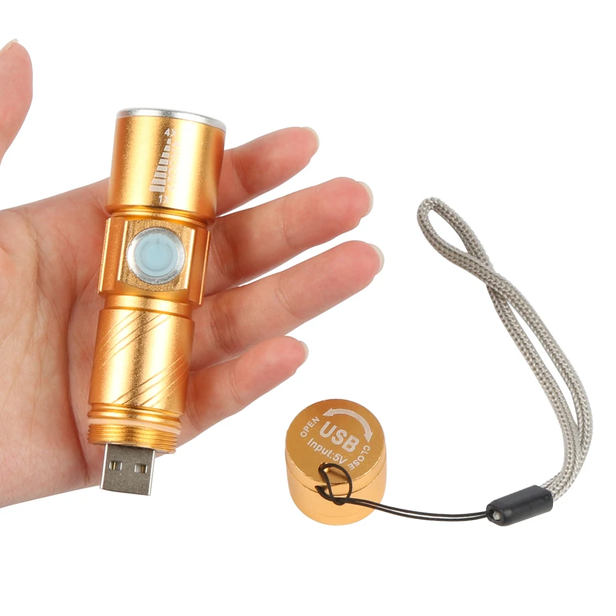 Tqlydb светодиодный фонарик Перезаряжаемые CREE Q5 фонари Handy Mini USB мощный 3 режима