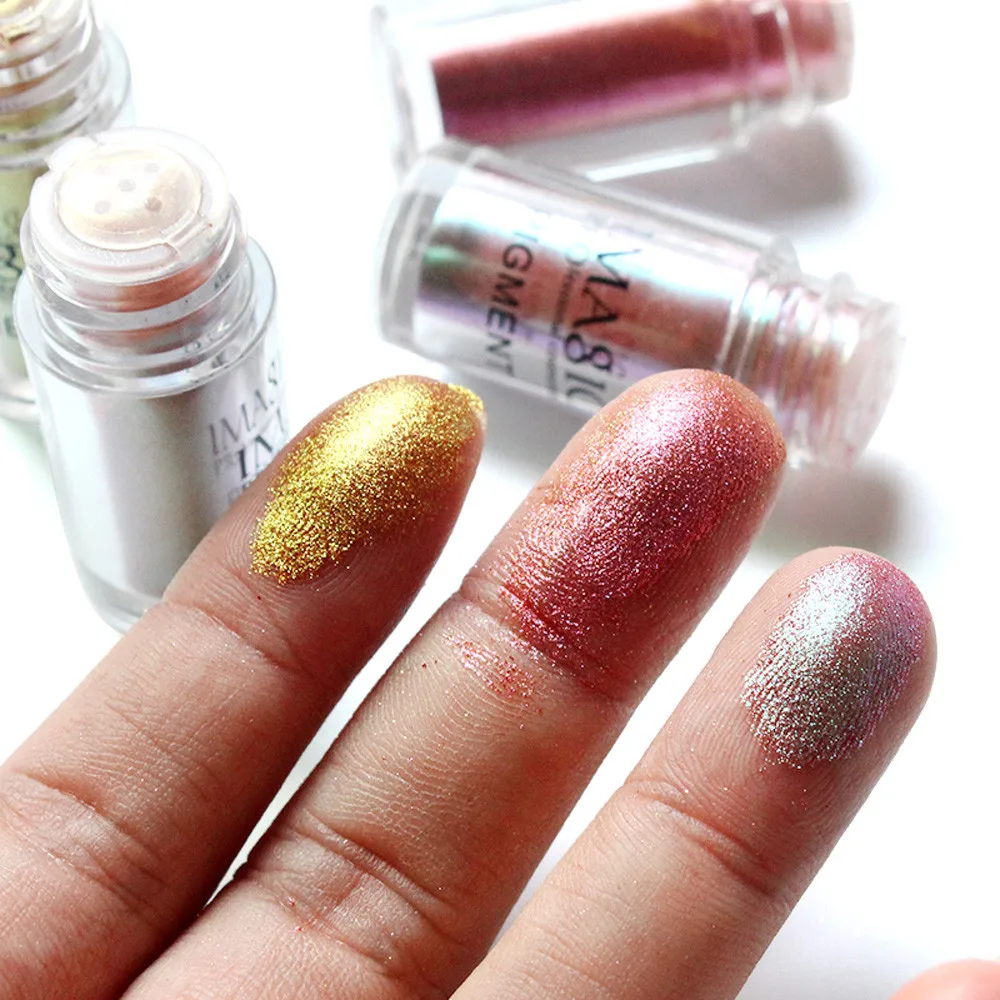 IMAGIC тени для век Пудра 9 цветов Блеск глаз Косметика Тени профессиональный макияж