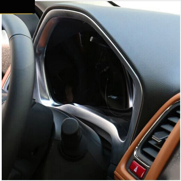 

Аксессуары 2017, подходят для Honda HR-V / VEZEL 2014, 2015, 2016, хромированная панель приборной панели, облицовка ободка, молдинг, объемный прибор HRV