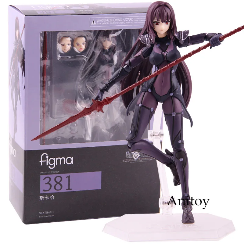 Fate Grand Order Lancer Scathach Figma 381 ПВХ Figma Fate фигурка Коллекционная модель игрушки