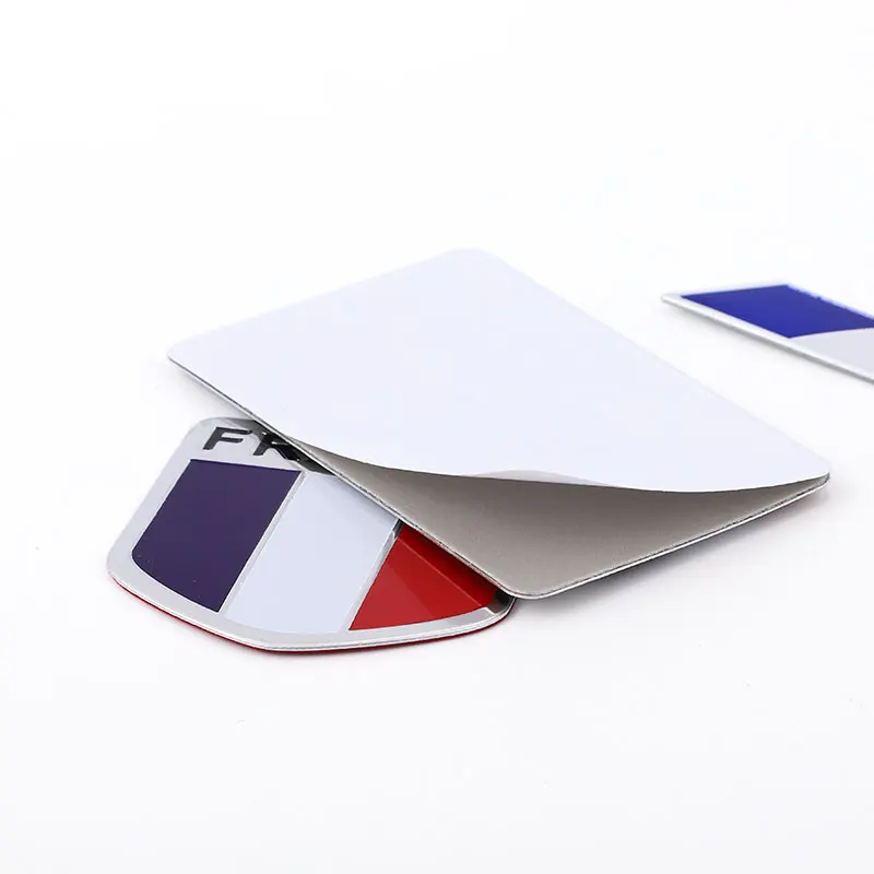 3D металлический Французский флаг Эмблема автомобиля значок Франция логотип авто