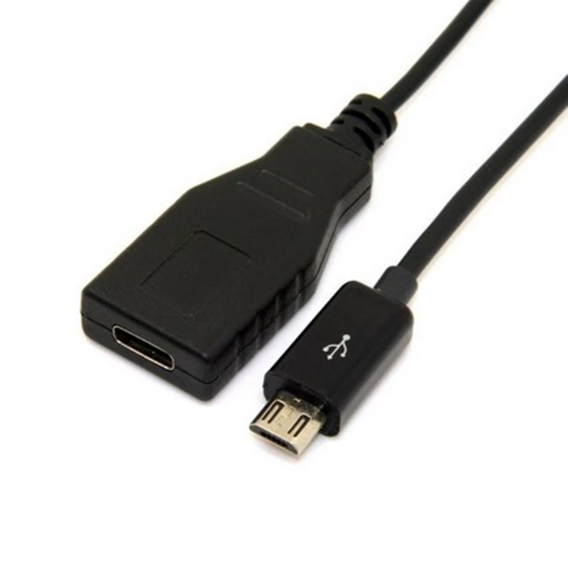 

Micro usb 2.0 macho para usb-c usb 3.1 tipo c feminino Extensao Cabo De Dados para o livro Mac Tablet taxa de Telefone Movel 10