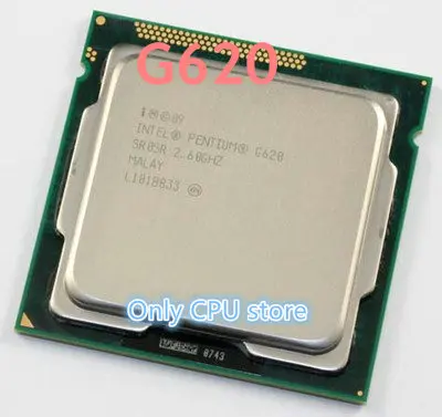Фото Оригинальный процессор Intel Pentium G620 3M 2 60 ГГц LGA 1155 TDP 65 Вт настольный бесплатная