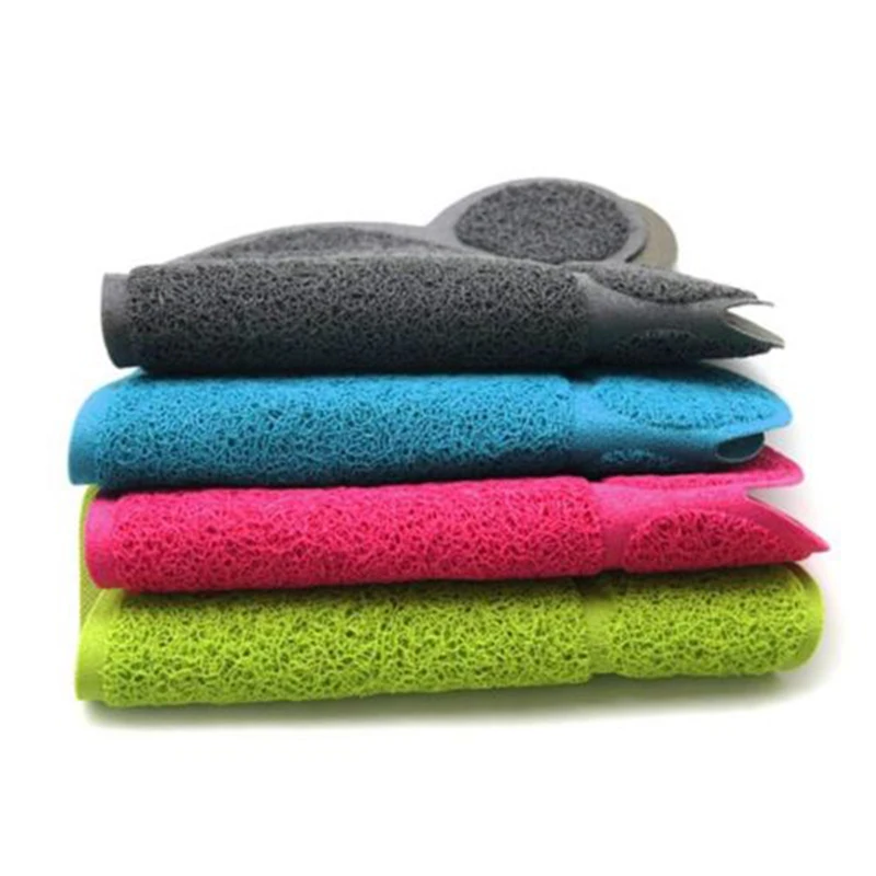 Горячая Милая лапа собака кошка коврик для корма миска домашних животных еда