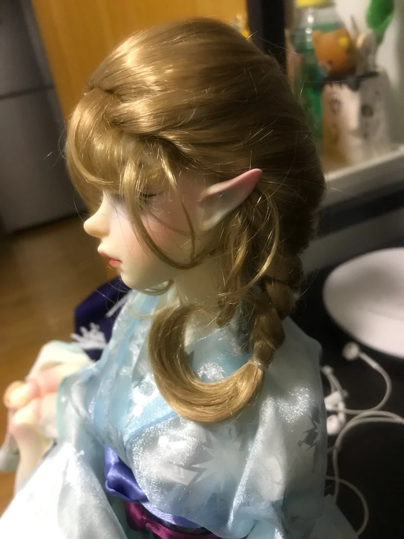 D01-P440 детская игрушка ручной работы 1/6 1/4 1/3 аксессуары для кукол BJD/SD кукольный парик витой винтажный Плетеный волос 1 шт