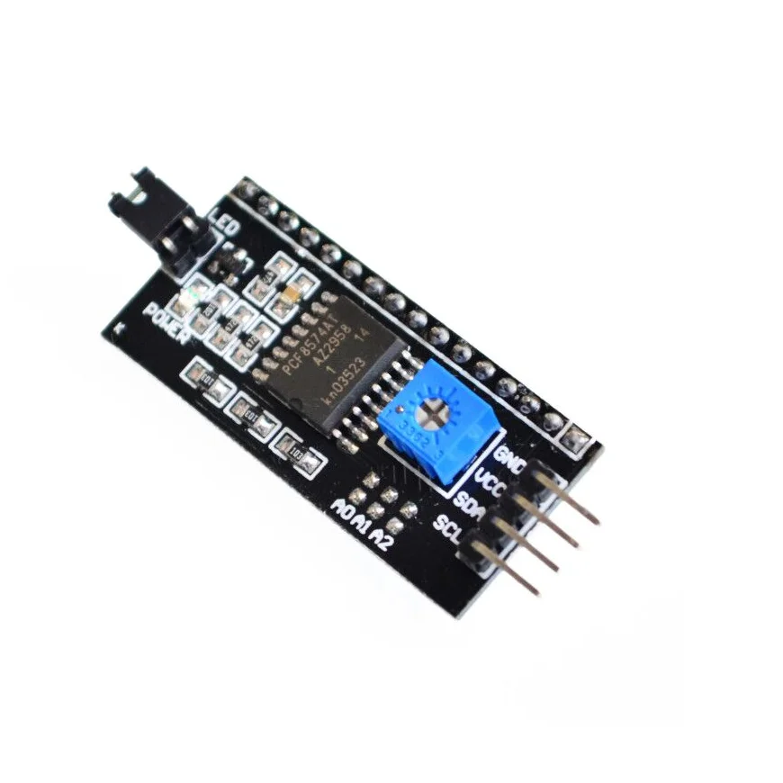 ЖК экран 2004 + I2C 20x4 2004A синий HD44780 для arduino Charge LCD /w IIC/I2C модуль адаптера