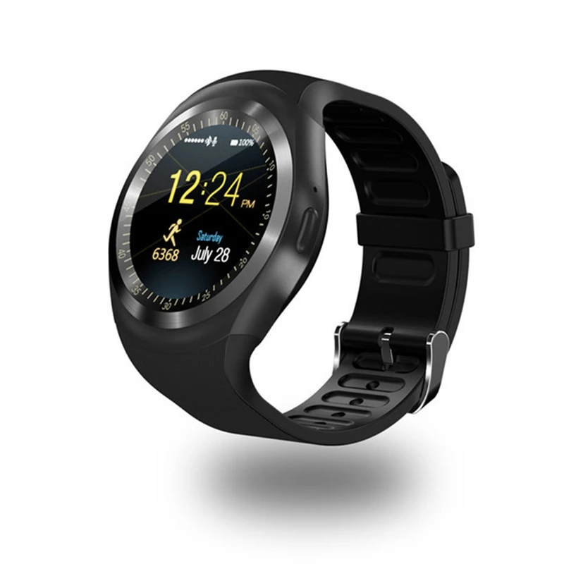 Y1 Smart Watch спортивный шаг для здоровья мониторинга взрослых деловой круглый экран