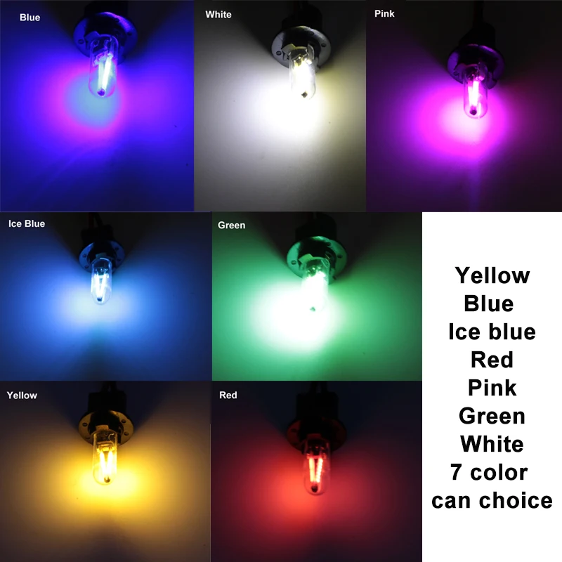 10 шт. ampoule T10 led w5w canbus стекло накаливания 12В 24В автомобильный клиновидный боковой